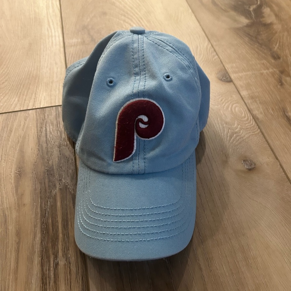 Phillies Hat ‘47 Brand XS Baby Blue and Maroon